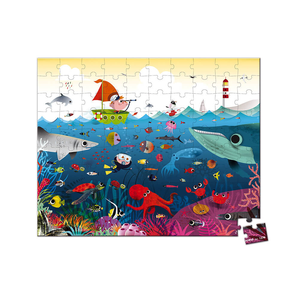 Bubs & Kids | Janod Underwater Puzzle 100Pc by Weirs of Baggot Street
