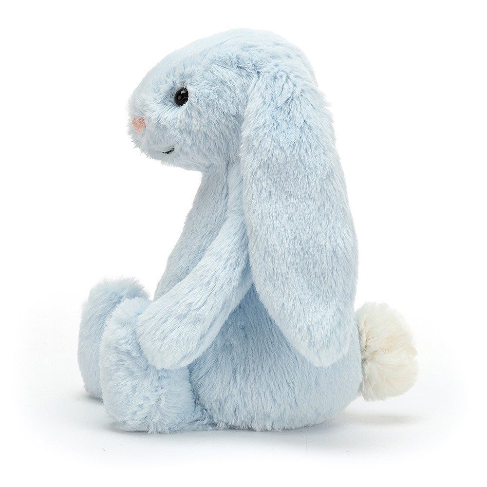 Bubs & Kids | Jellycat Bashful Blue Bunny Rattle by Weirs of Baggot Street