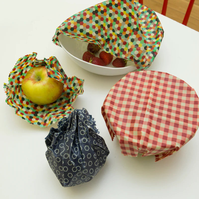 Fabulous Gifts | Kikkerland - Gingham Beeswax Wraps by Weirs of Baggot Street