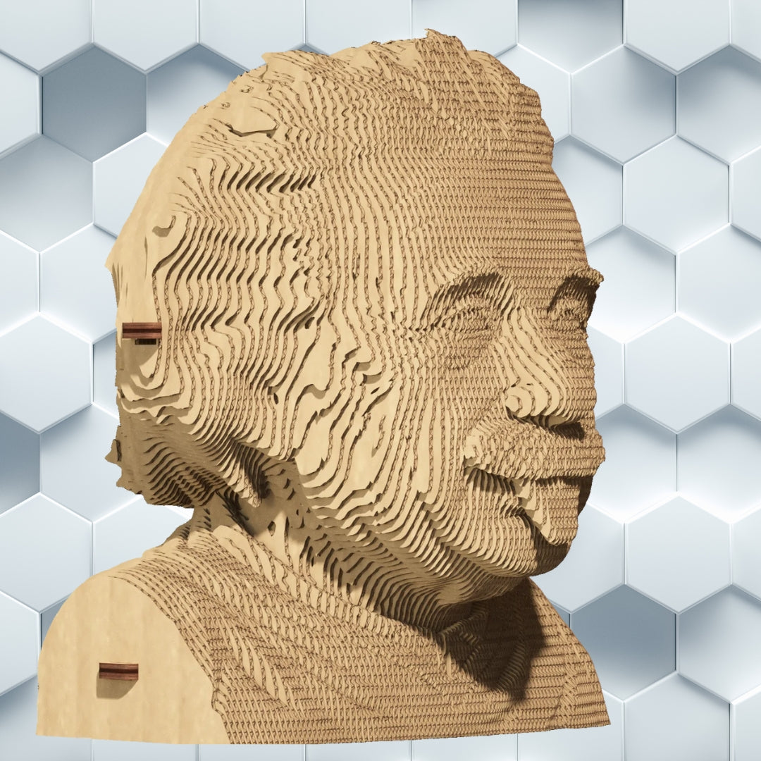 Cartonic 3D Cardboard Puzzle Albert Einstein | Fabulous Gifts by Weirs of Baggot Street