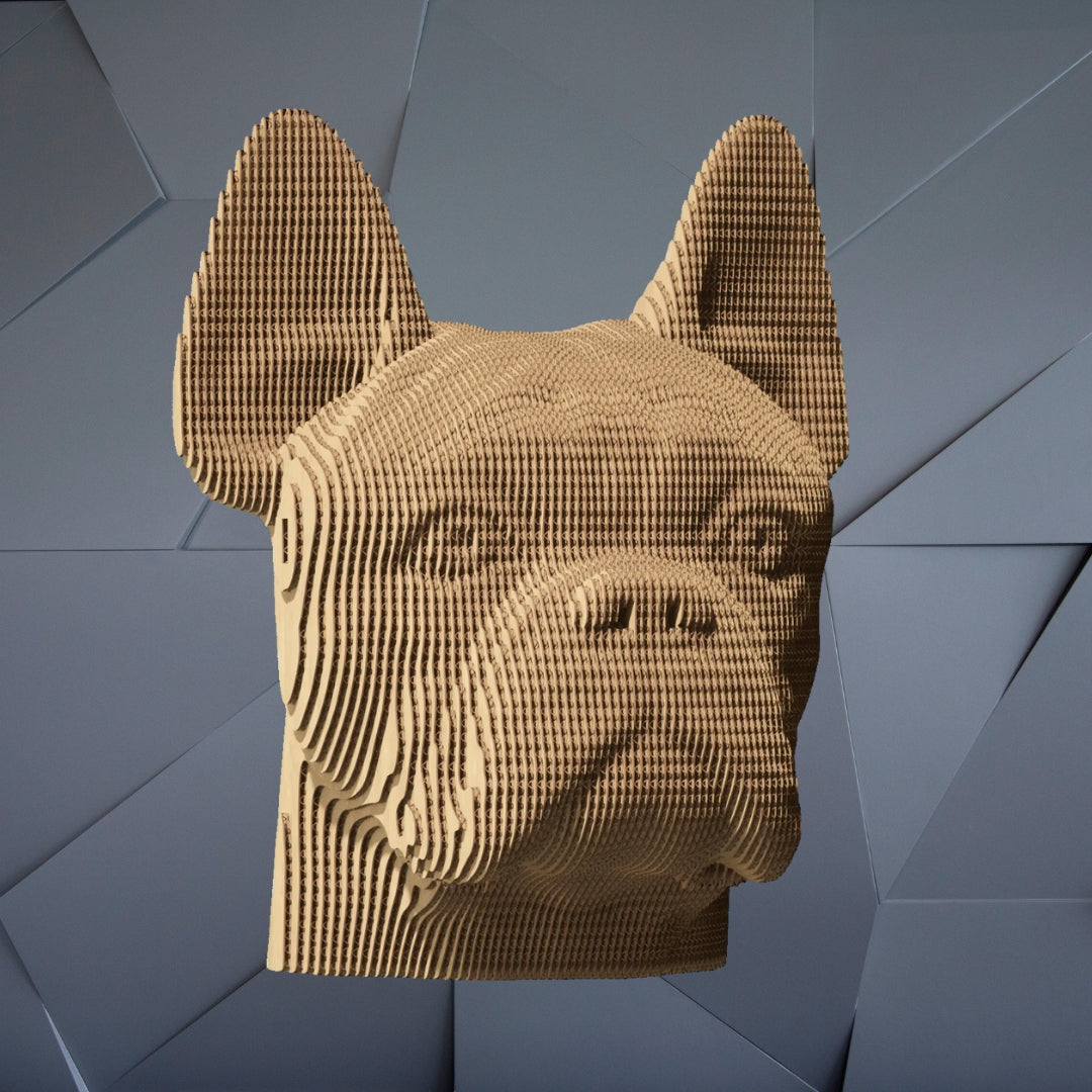 Cartonic 3D Cardboard Puzzle Bulldog | Fabulous Gifts by Weirs of Baggot Street
