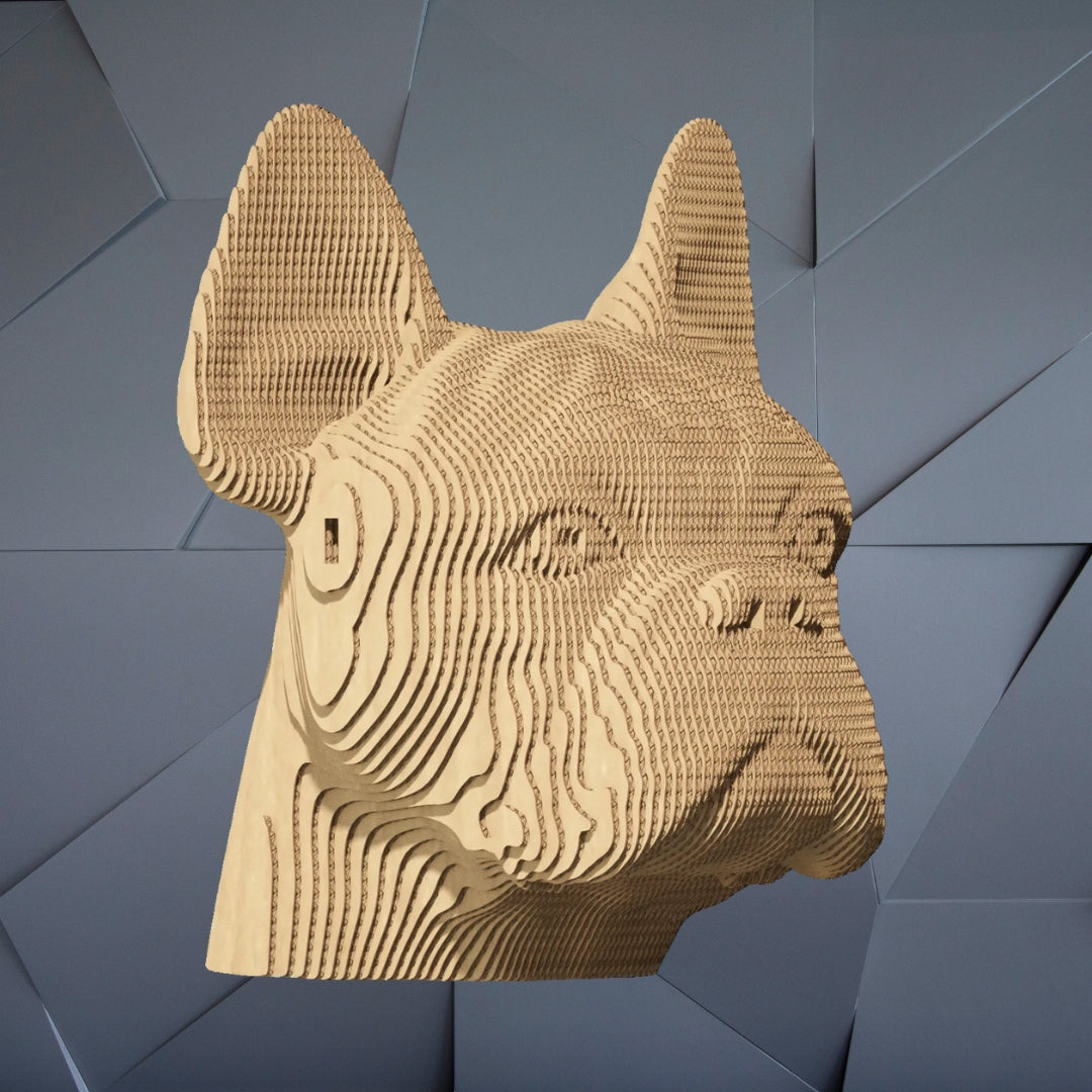 Cartonic 3D Cardboard Puzzle Bulldog | Fabulous Gifts by Weirs of Baggot Street