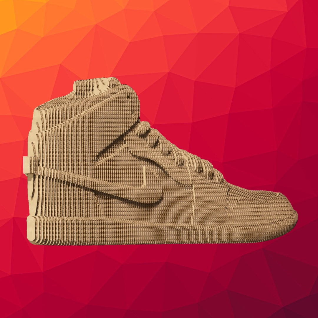 Cartonic 3D Cardboard Puzzle Nike Sneaker | Fabulous Gifts by Weirs of Baggot Street