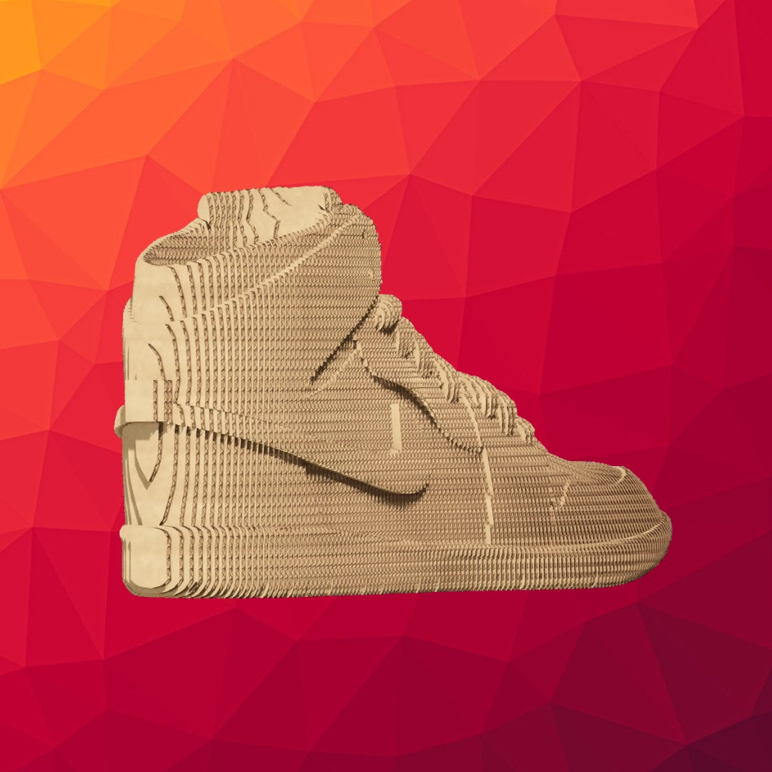 Cartonic 3D Cardboard Puzzle Nike Sneaker | Fabulous Gifts by Weirs of Baggot Street