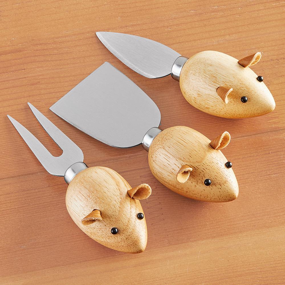 Fabulous Gifts | Kikkerland - Cheese Knives Mice by Weirs of Baggot Street