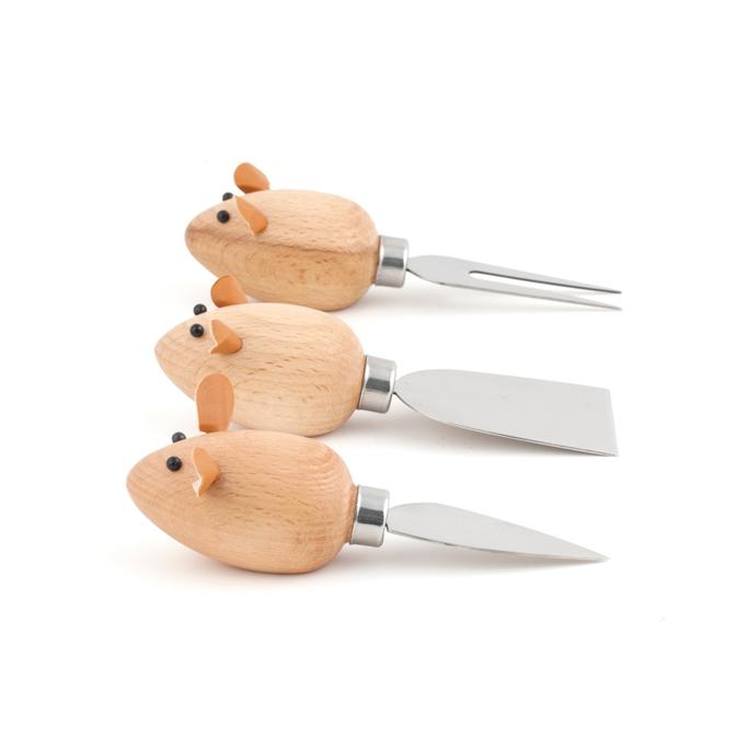 Fabulous Gifts | Kikkerland - Cheese Knives Mice by Weirs of Baggot Street