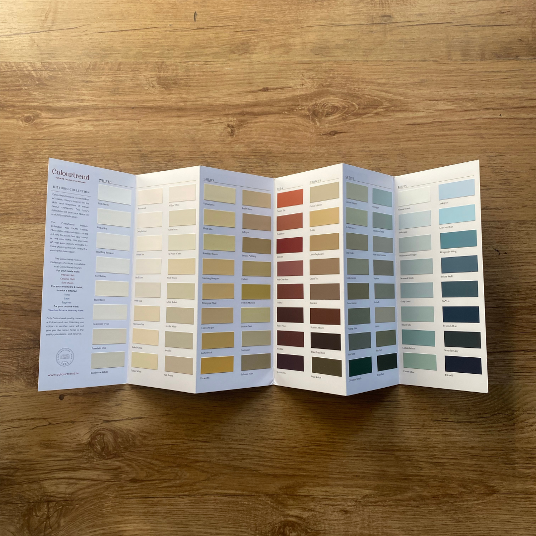 Colourtrend Historic Collection Colour Card | Weirs of Baggot St