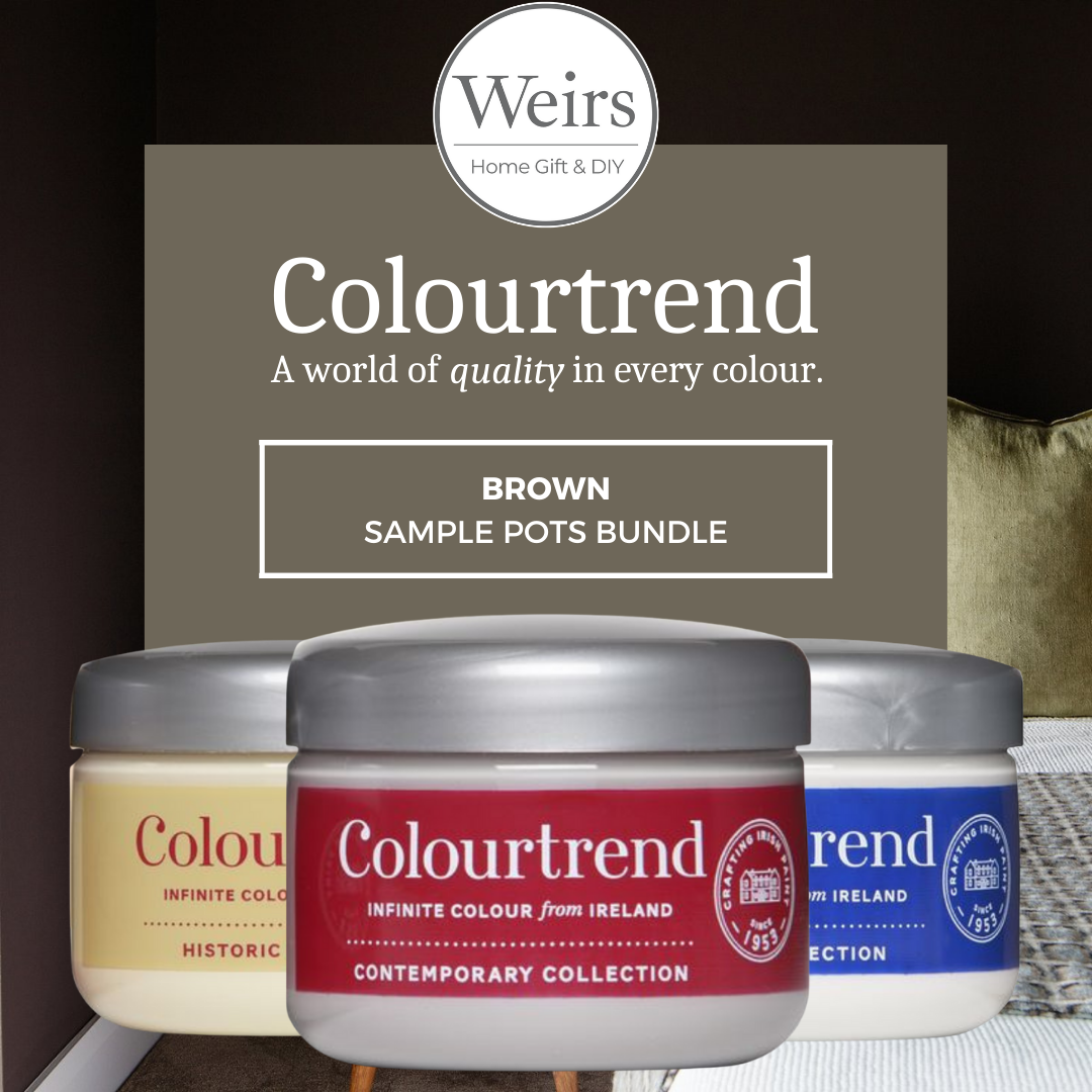 Colourtrend Sample Pots Bundle BROWN by Weirs of Baggot St
