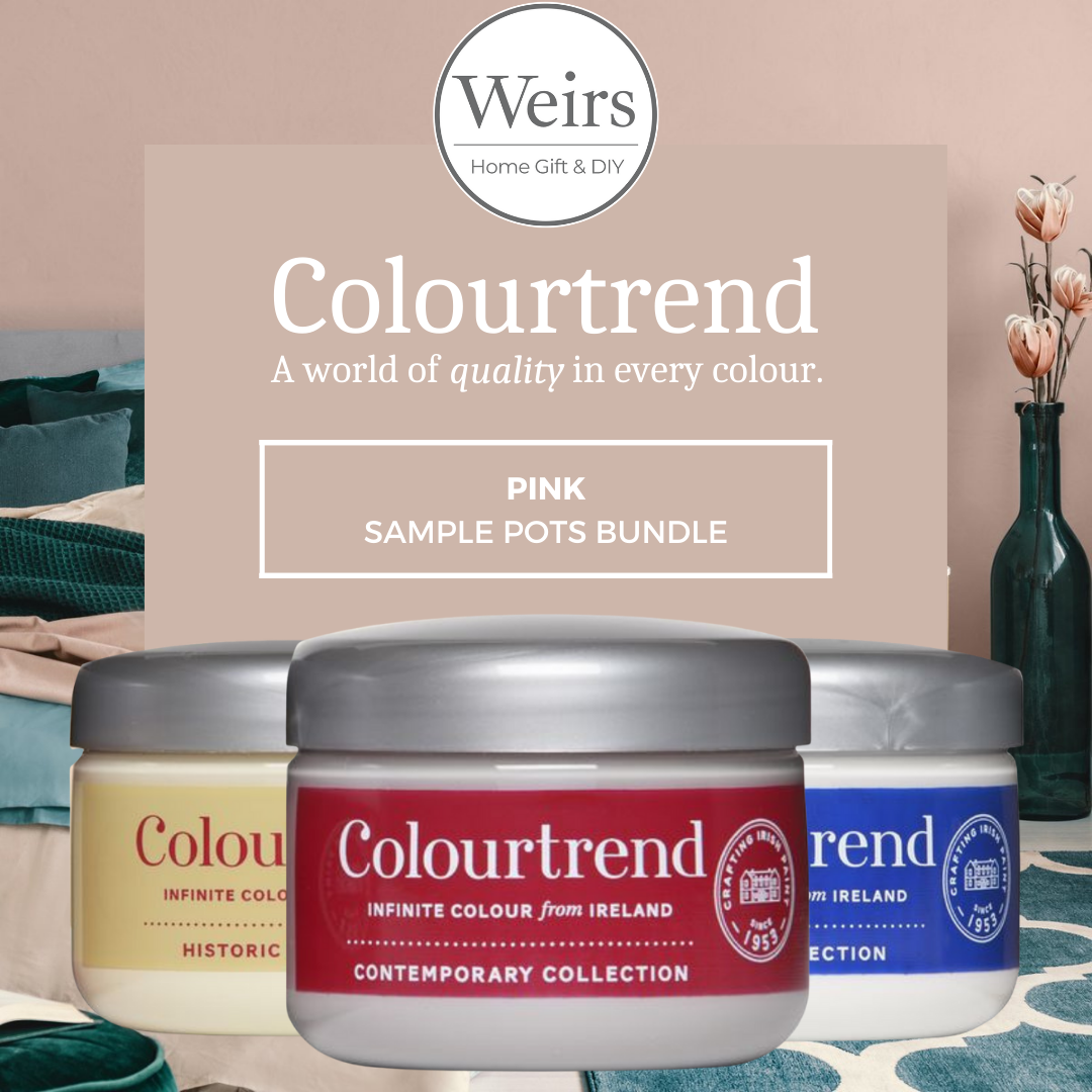 Colourtrend Sample Pots Bundle PINK by Weirs of Baggot St