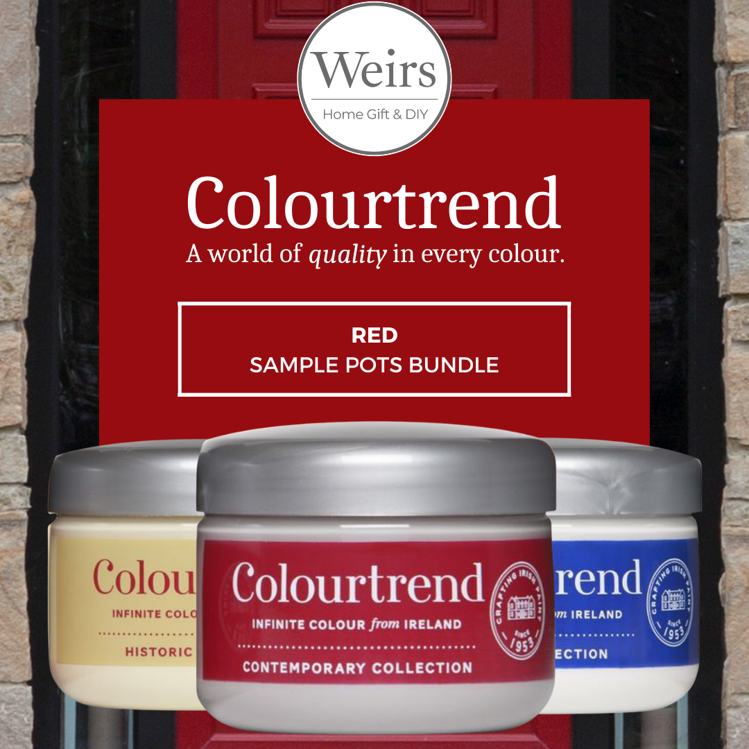 Colourtrend Sample Pots Bundle RED by Weirs of Baggot St