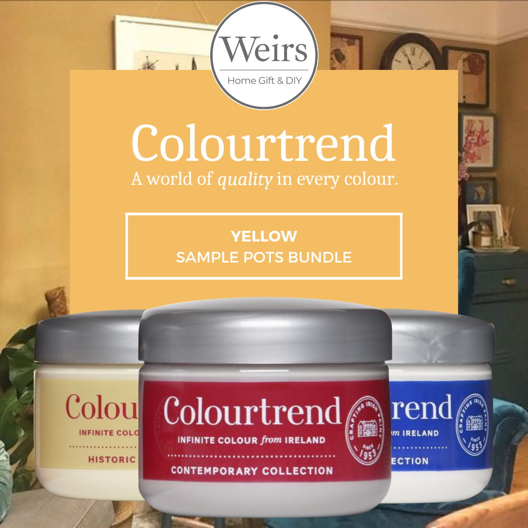 Colourtrend Sample Pots Bundle YELLOW by Weirs of Baggot St
