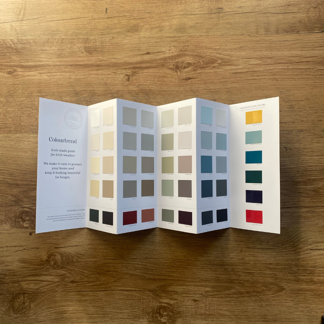 Colourtrend Weather Collection Colour Card | Weirs of Baggot St