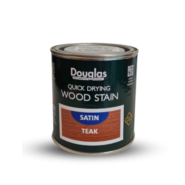 Paint & Decorating | Douglas Quick Drying Satin Wood Stain - Teak 250ml by Weirs of Baggot St