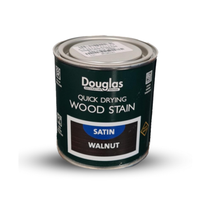 Paint & Decorating | Douglas Quick Drying Satin Wood Stain - Walnut 250ml by Weirs of Baggot St