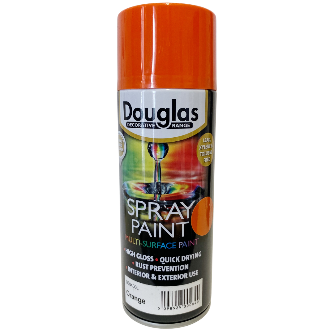 Paint & Decorating | Douglas Spray Paint  - Orange 400ml by Weirs of Baggot St