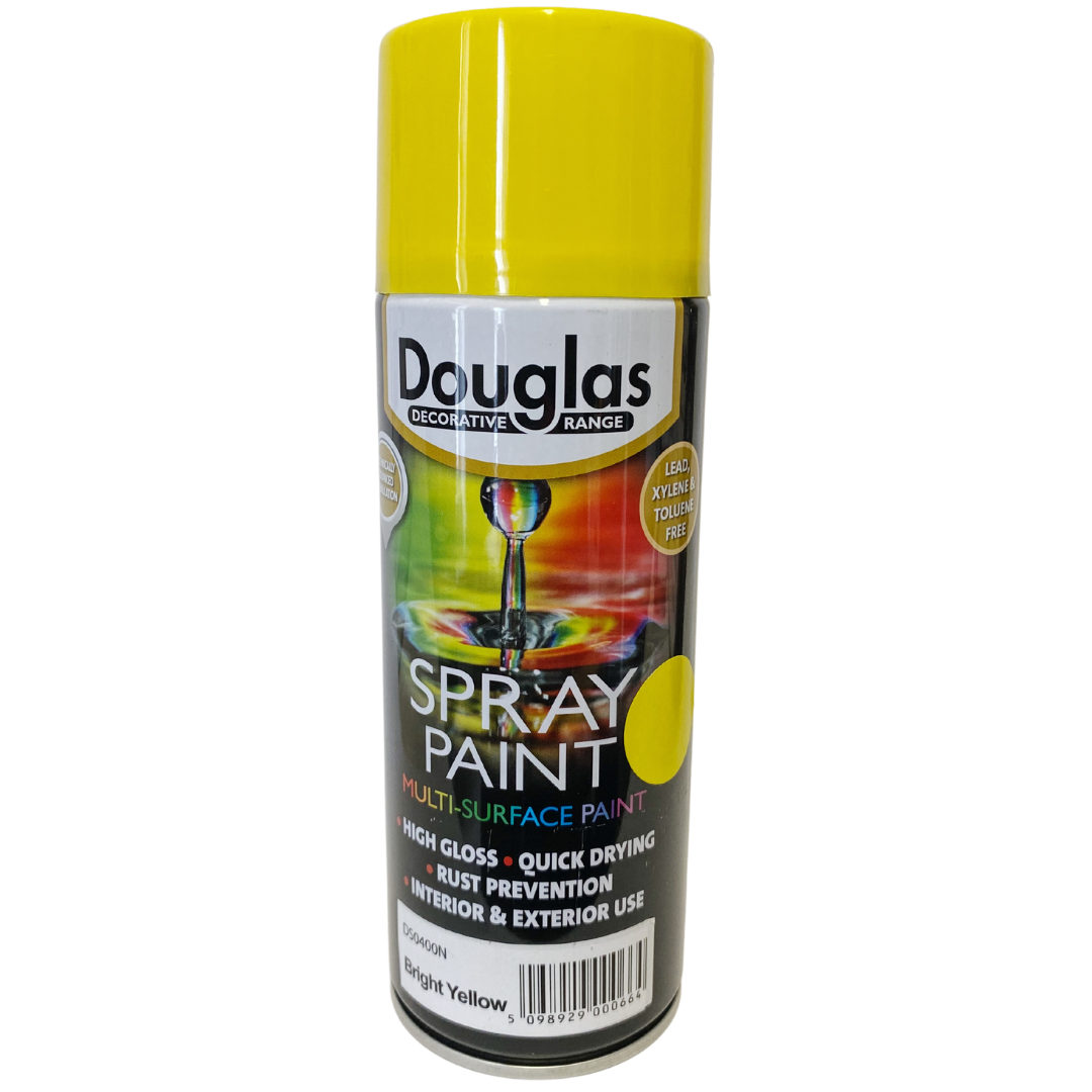 Paint & Decorating | Douglas Spray Paint Yellow by Weirs of Baggot St