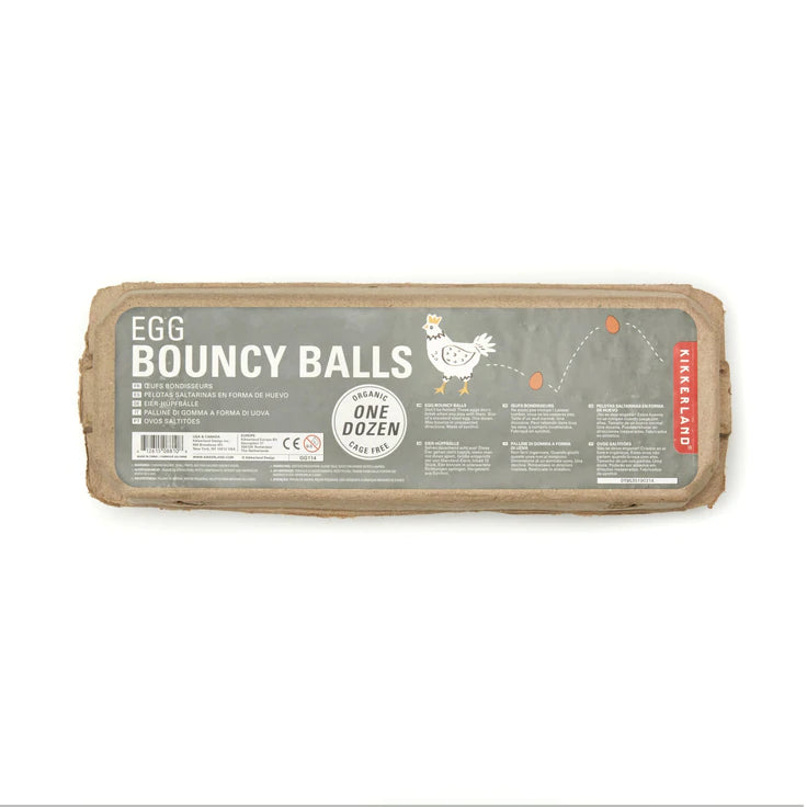 Fab Gifts | Kikkerland Egg Bouncy Ball by Weirs of Baggot Street