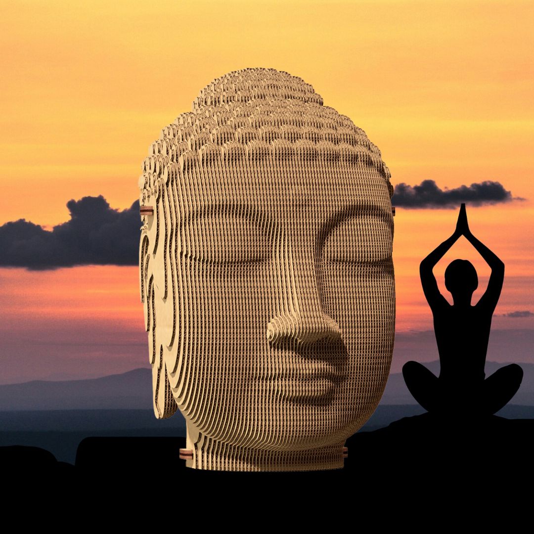 Fab Gifts | Cartonic 3D Cardboard Puzzle Buddah by Weirs of Baggot Street