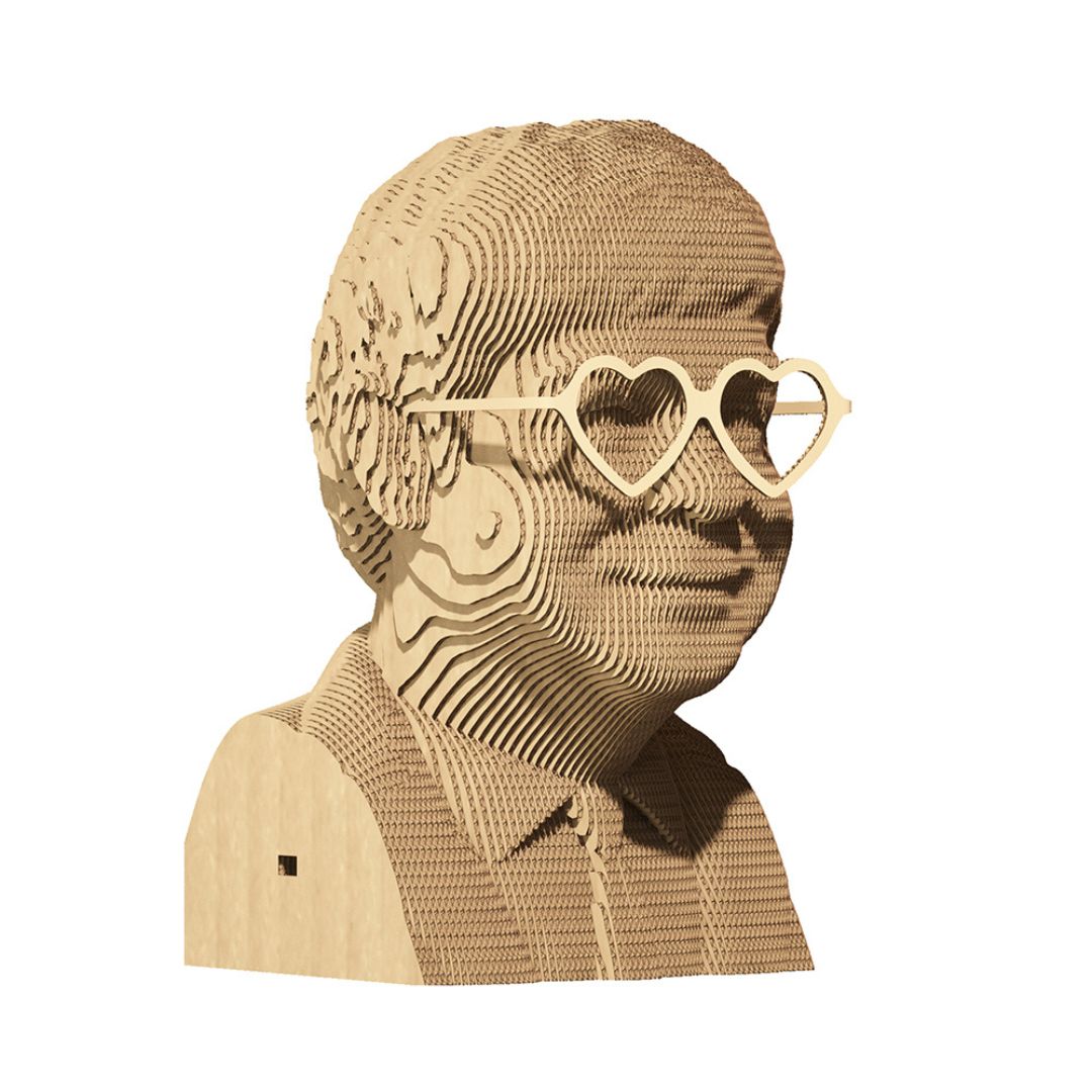 Fab Gifts | Cartonic 3D Cardboard Puzzle Elton John by Weirs of Baggot Street