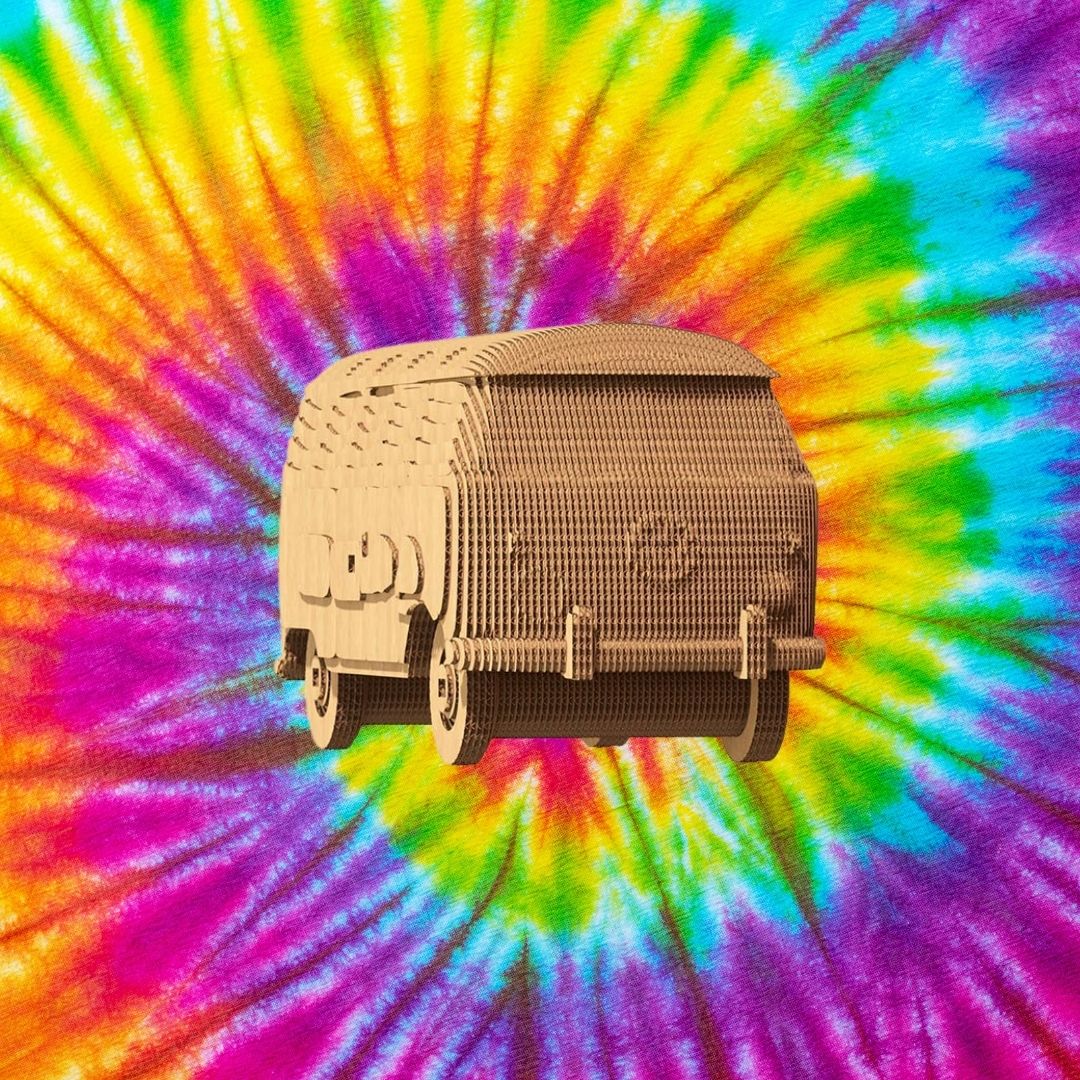 Fab Gifts | Cartonic 3D Cardboard Puzzle VW T1 by Weirs of Baggot Street