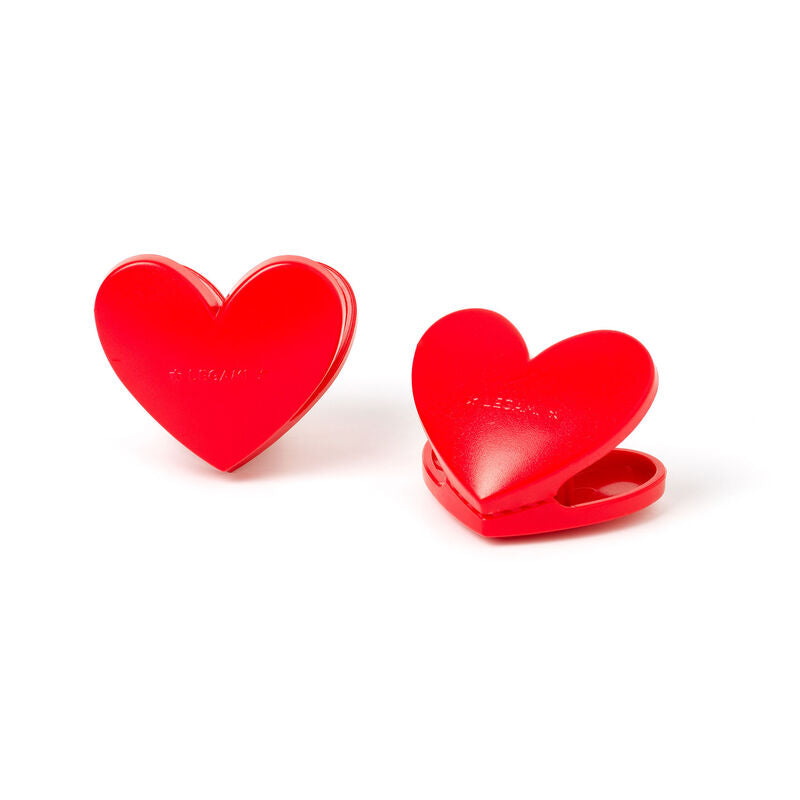 Fab Gifts | Legami Bag Clips Heart Set 6 Pcs by Weirs of Baggot Street