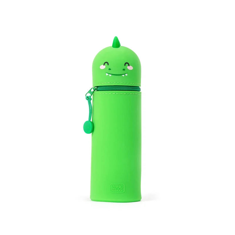 Fab Gifts | Legami Kawaii  2-In-1 Soft Silicone Pencil Case Dino by Weirs of Baggot Street