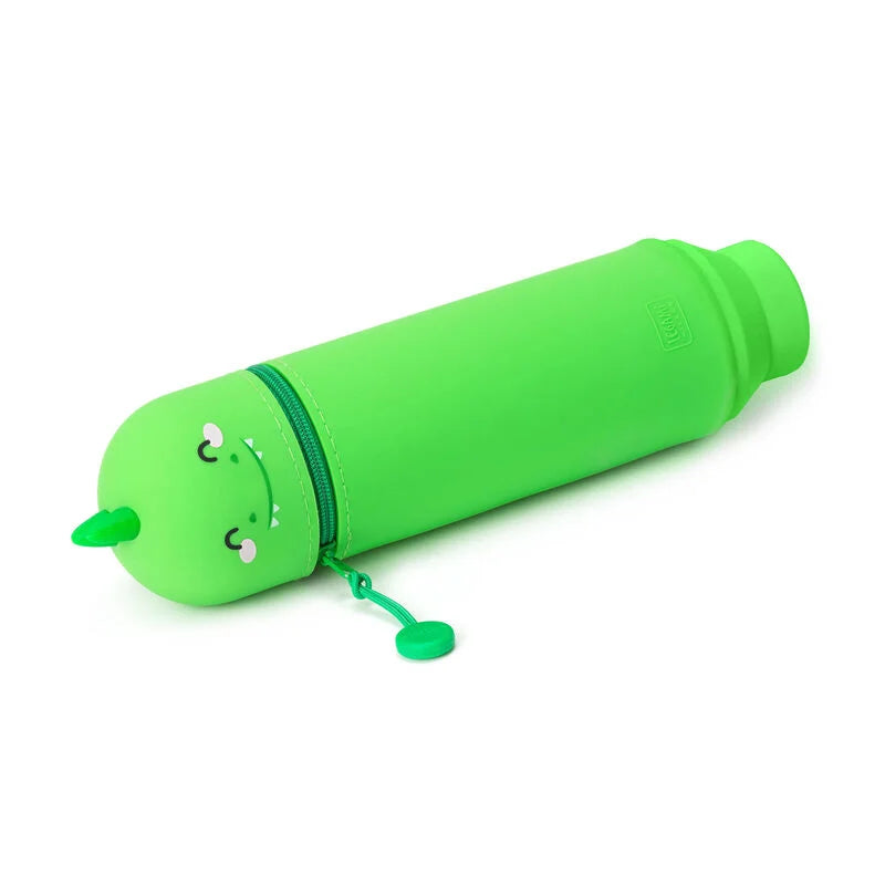 Fab Gifts | Legami Kawaii  2-In-1 Soft Silicone Pencil Case Dino by Weirs of Baggot Street