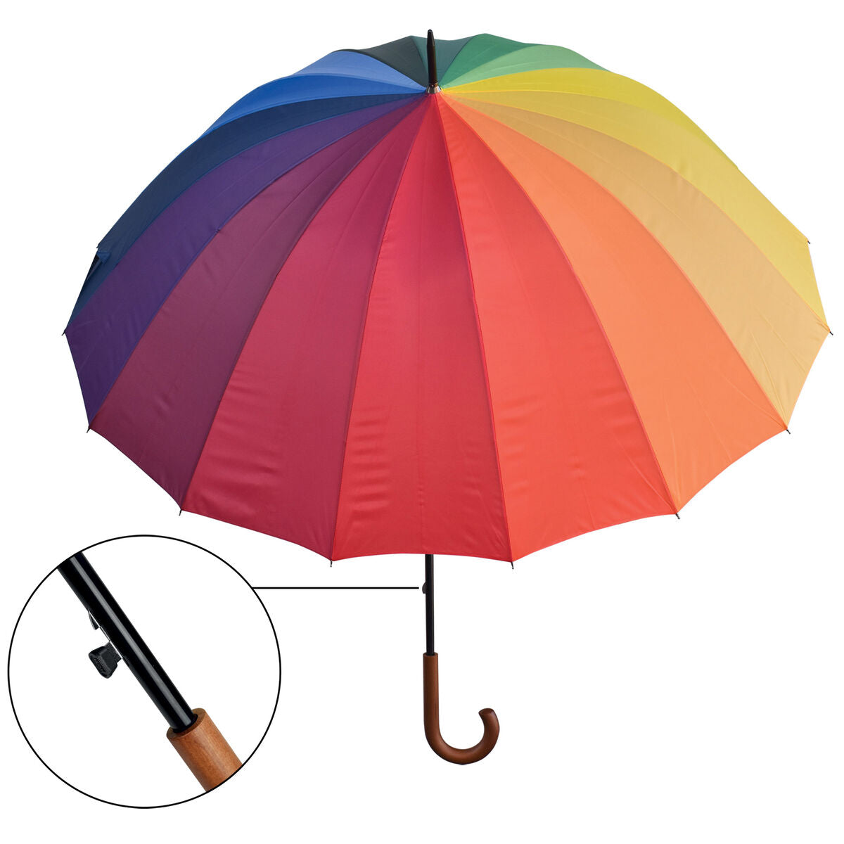 Fab Gifts | Legami Rainbow Umbrella by Weirs of Baggot Street