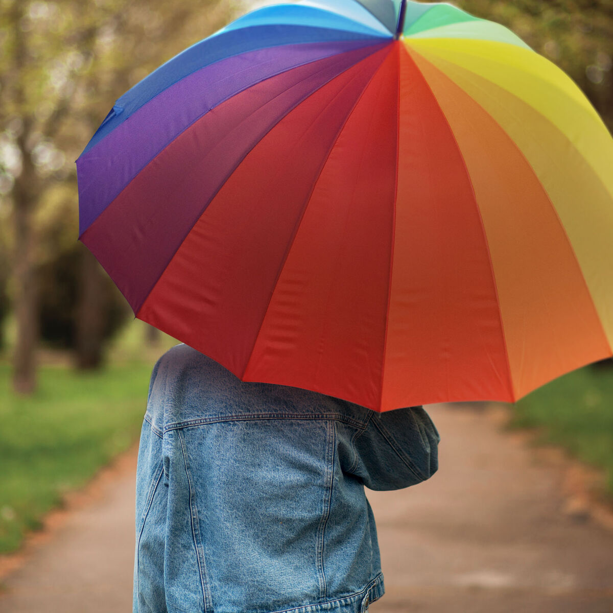 Fab Gifts | Legami Rainbow Umbrella by Weirs of Baggot Street