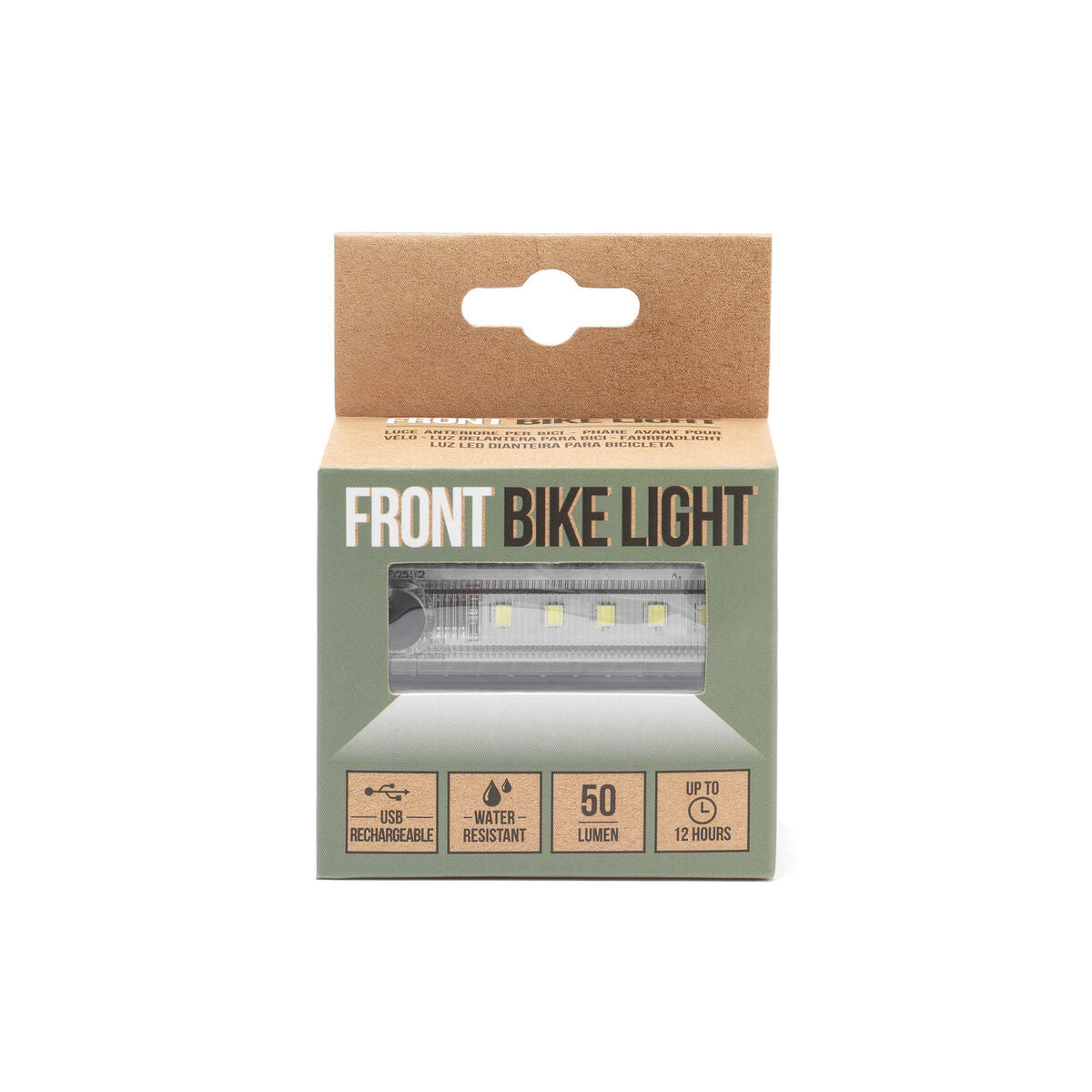 Fab Gifts | Legami Rechargable Front Bike Light Weirs of Baggot Street