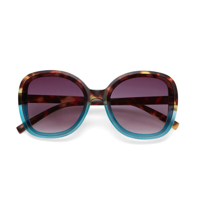 Fab Gifts | Okkia Sunglasses Butterfly Havana Blue by Weirs of Baggot Street