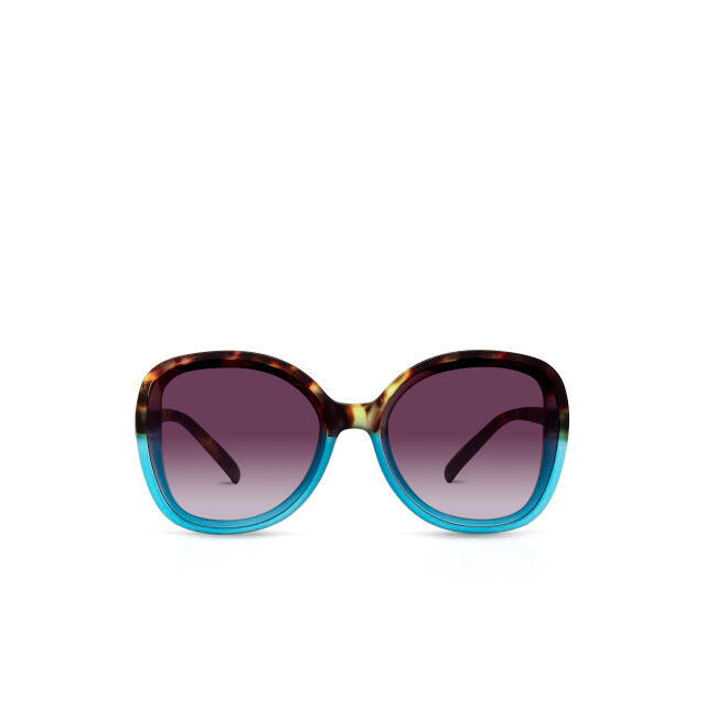 Fab Gifts | Okkia Sunglasses Butterfly Havana Blue by Weirs of Baggot Street