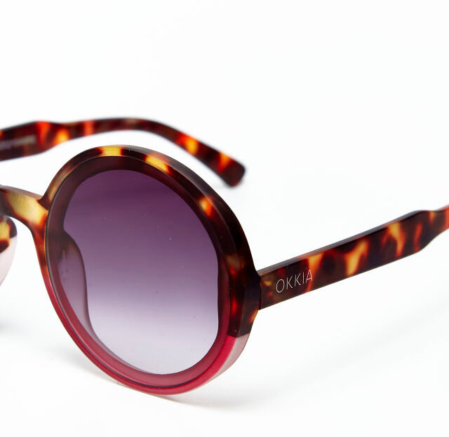 Fab Gifts | Okkia Sunglasses Tondo Havana Pink by Weirs of Baggot Street