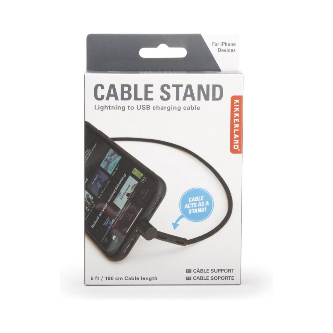 Fabulous Gifts | Kikkerland - Iphone Lightening Cable Stand by Weirs of Baggot Street