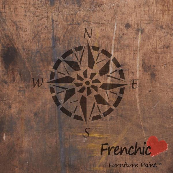 Frenchic Paint | Compass Point Stencil by Weirs of Baggot St