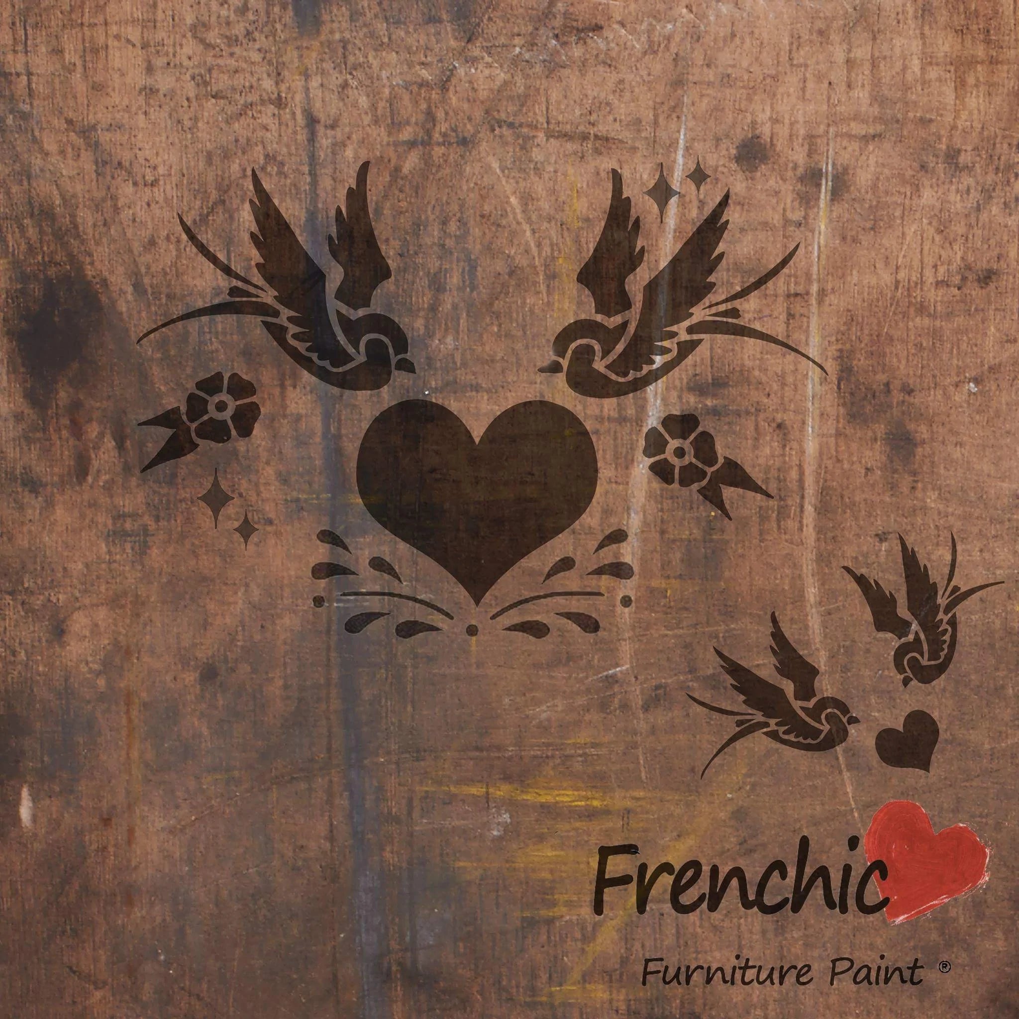 Frenchic Paint | Swallows in Love Stencil by Weirs of Baggot St