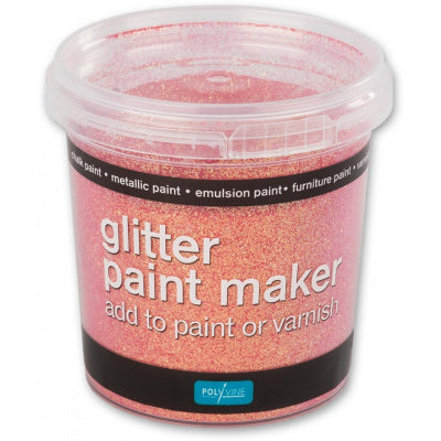 Paint & Decorating | Polyvine Glitter Maker Pink 75g by Weirs of Baggot St