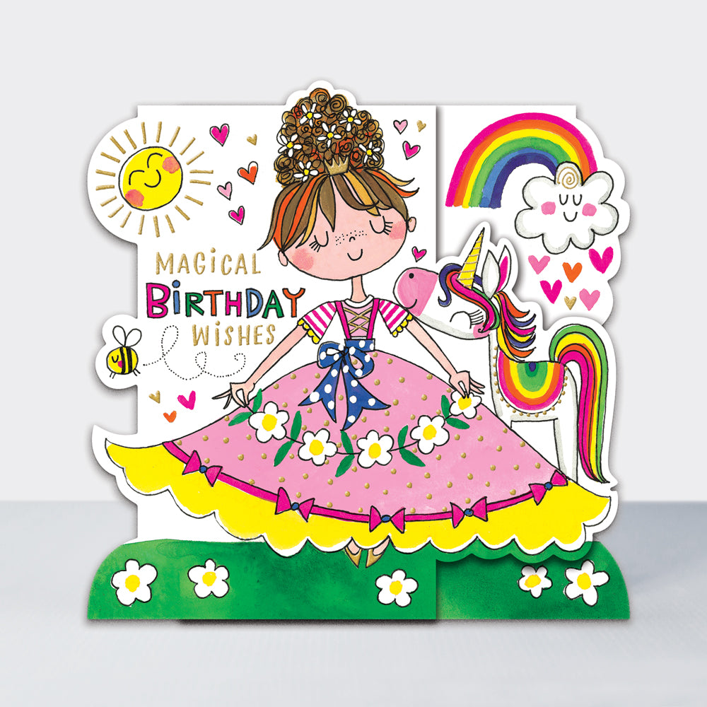 Greeting Card | Rachel Ellen Hip Hop - Magical Birthday Princess Card by Weirs of Baggot Street