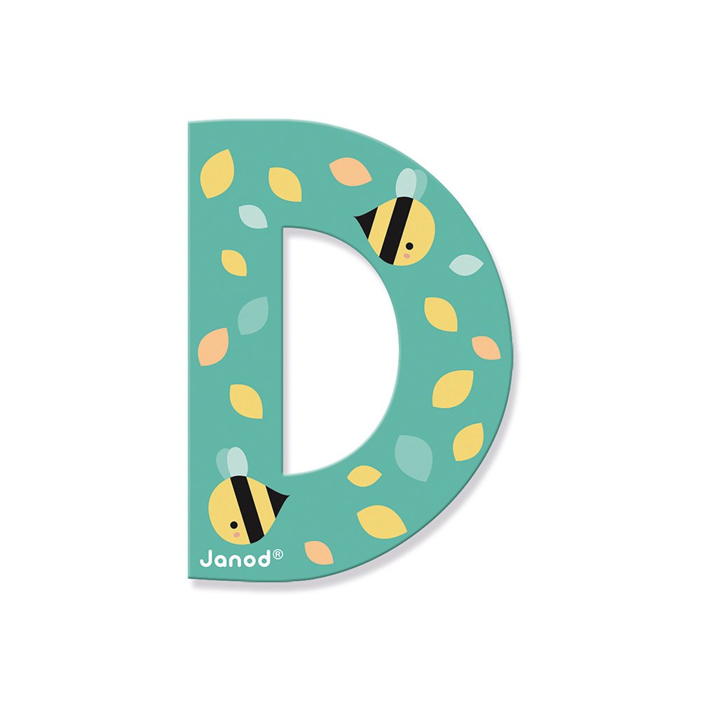 Bubs & Kids | Janod Wooden Letter Pure D by Weirs of Baggot Street