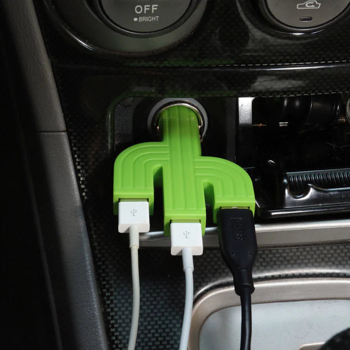 Fabulous Gifts | Kikkerland - Cactus Car Charger by Weirs of Baggot Street