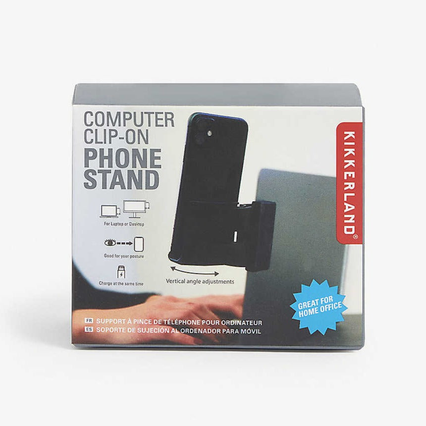 Fabulous Gifts | Kikkerland - Computer Clip-On Phone Stand by Weirs of Baggot Street