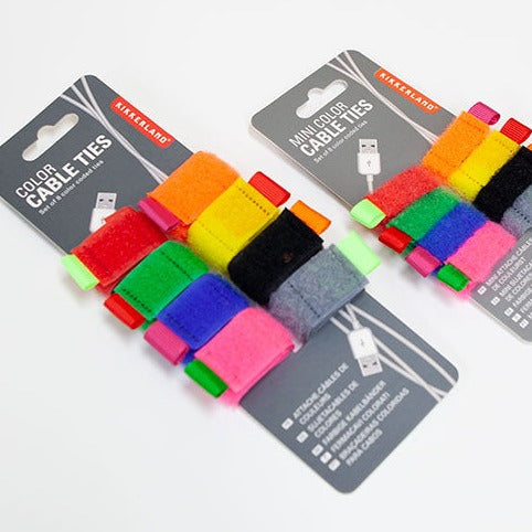 Fabulous Gifts | Kikkerland - Cable Tie Asst Colour by Weirs of Baggot Street