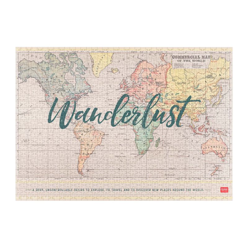 Jigsaw | Legami 1000-Piece Puzzle - Travel by Weirs of Baggot St
