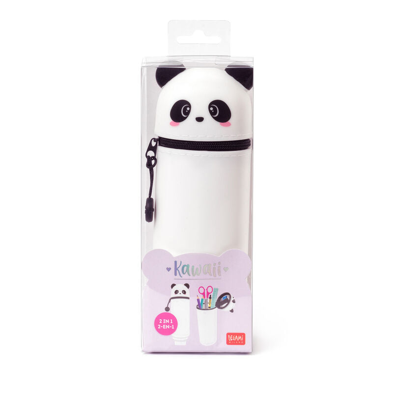 Back to School | Legami 2-In-1 Silicone Pencil Case - Panda by Weirs of Baggot St