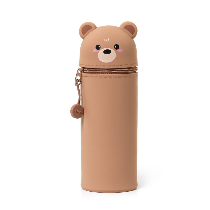 Back to School | Legami 2-In-1 Silicone Pencil Case - Teddy Bear by Weirs of Baggot St