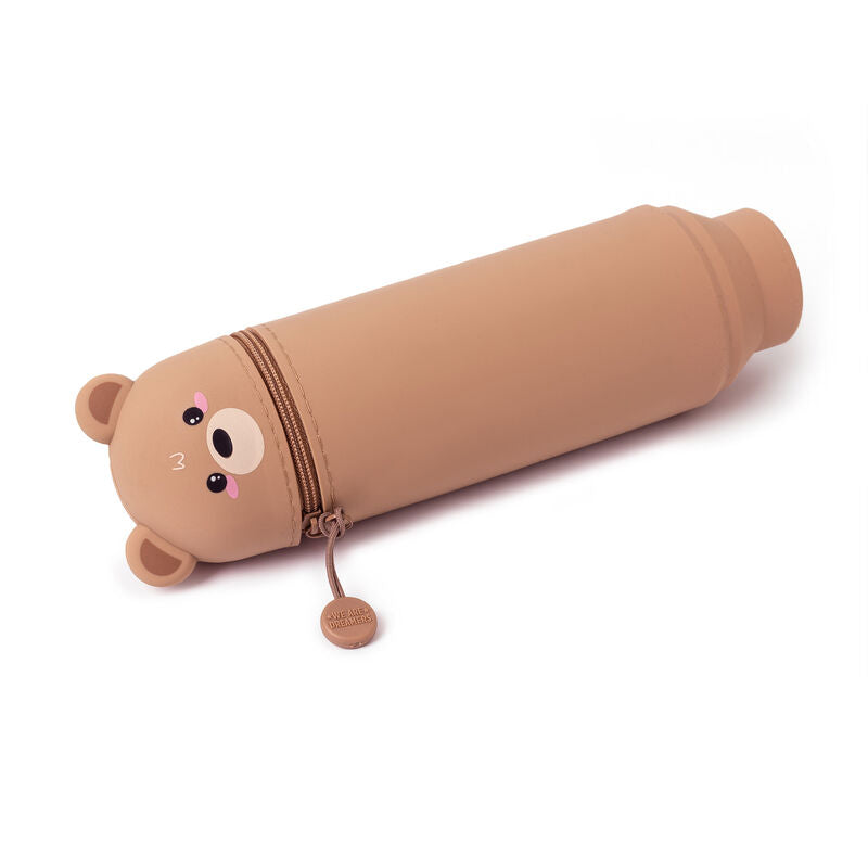 Back to School | Legami 2-In-1 Silicone Pencil Case - Teddy Bear by Weirs of Baggot St