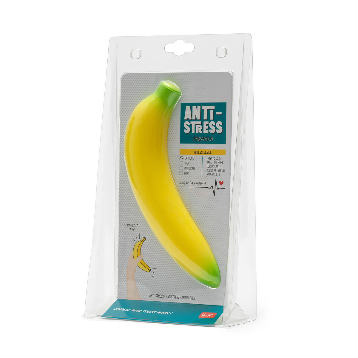 Gift | Legami Anti-Stress Formula Banana Anti-Stress Ball by Weirs of Baggot St