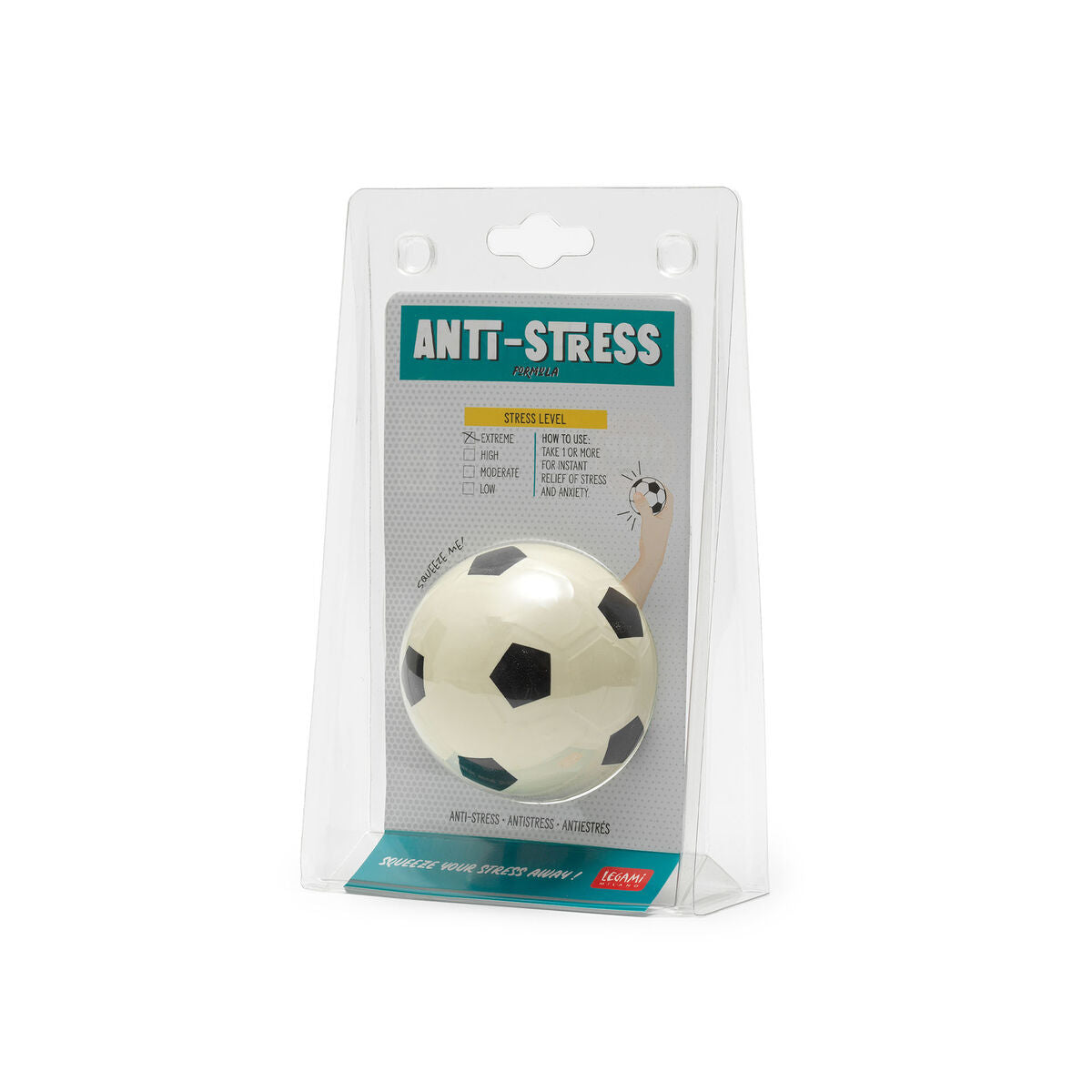 Gift | Legami Anti-Stress Formula Football Anti-Stress Ball by Weirs of Baggot St