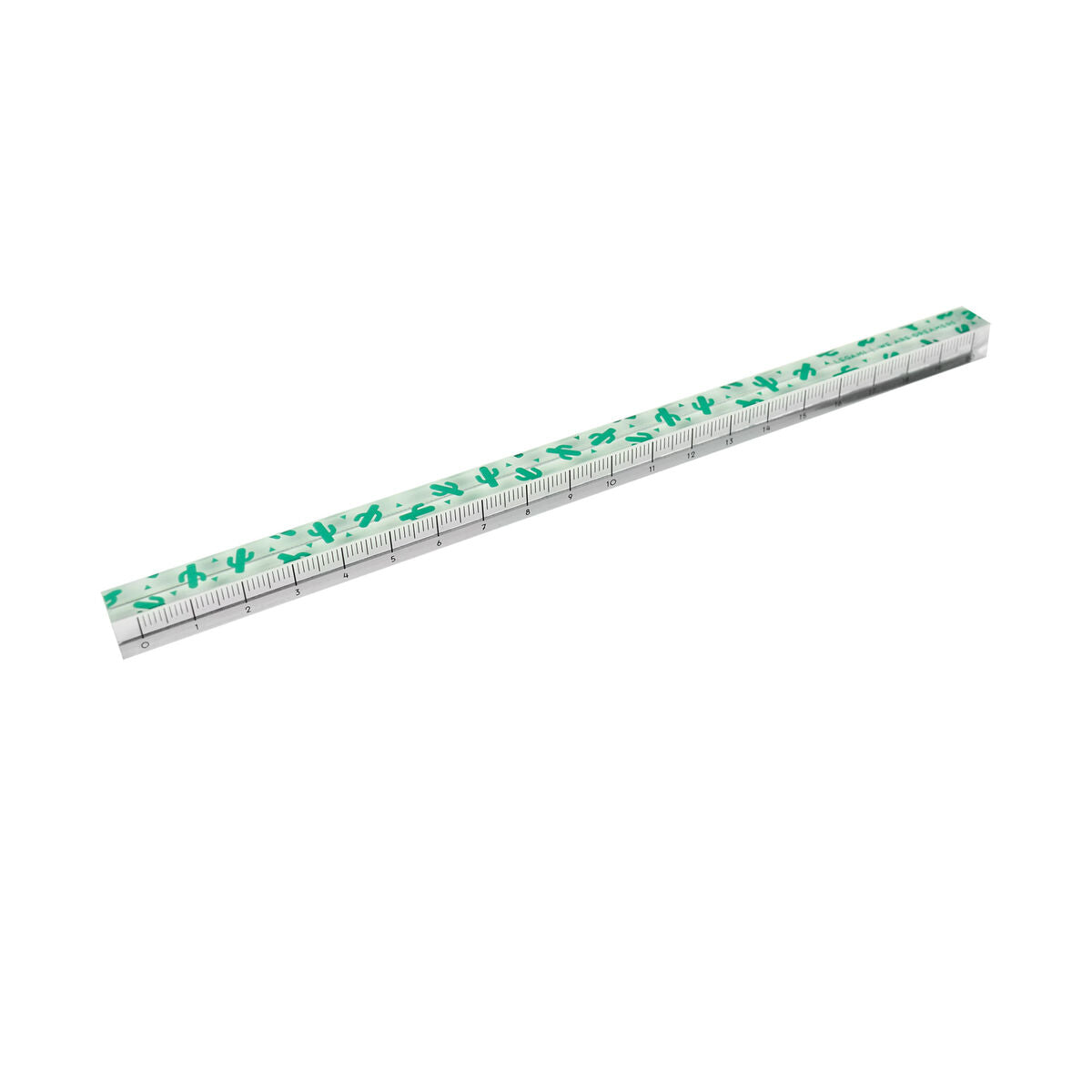 Back to School | Legami Acrylic Ruler Cactus by Weirs of Baggot St