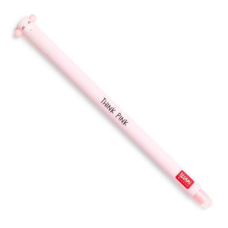 Fabulous Gifts Legami Stationery Legami Erasable Gel Pen Piggy Pink by Weirs of Baggot Street
